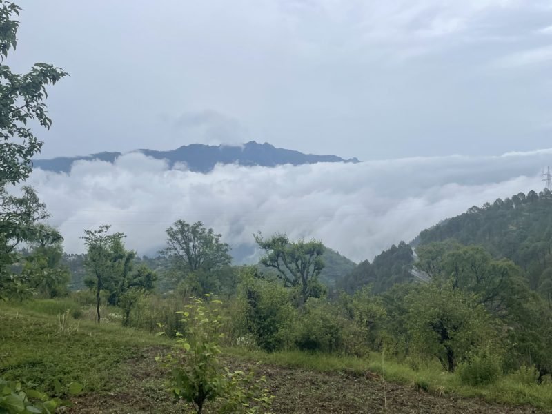 , snow-covered peaks