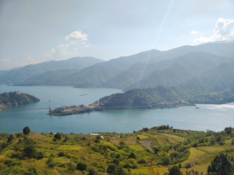 Land for sale with lake view in dobra chanti bridge