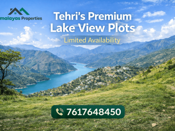 Lake view plot tehri