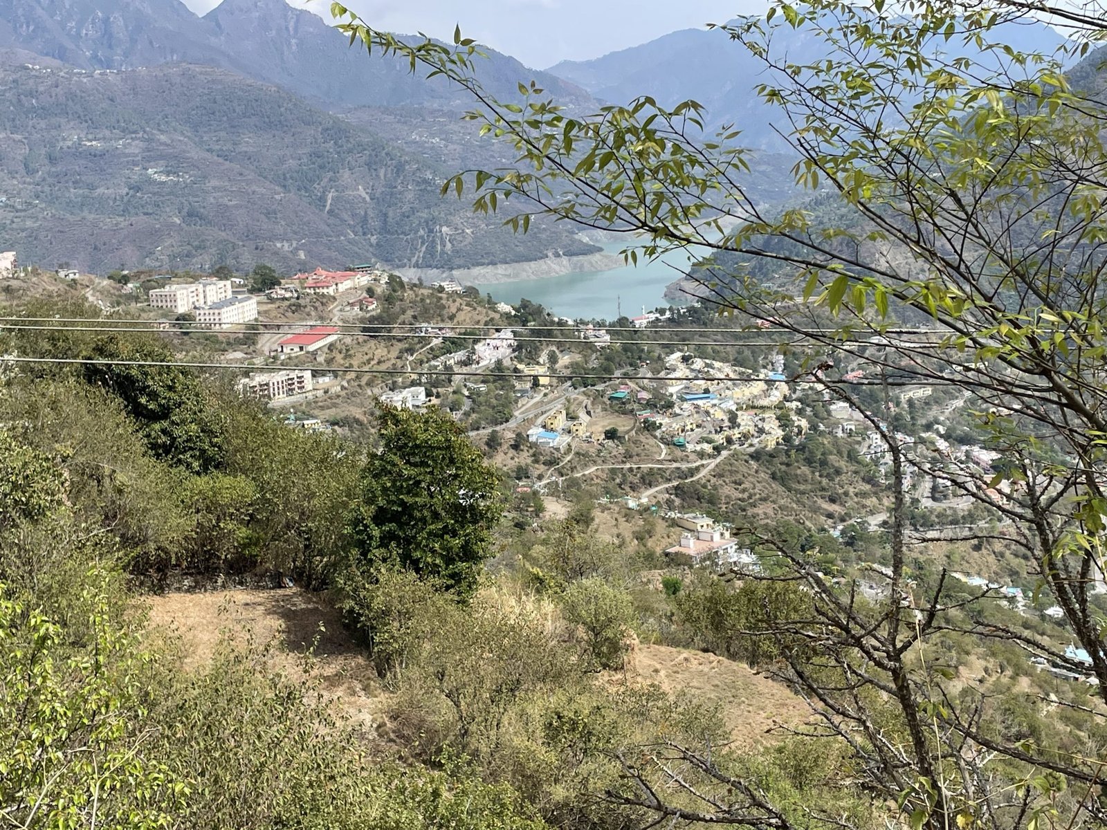 Road-touch land near New Tehri with mountain views
