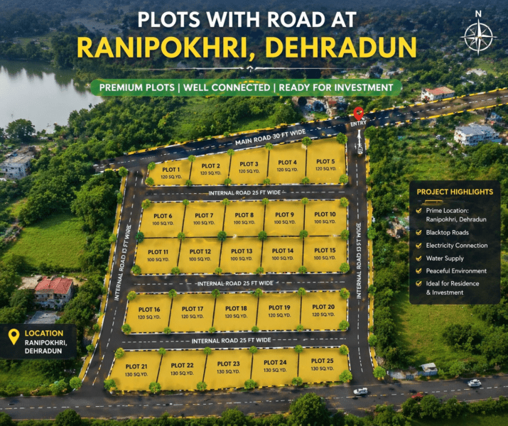 plots for sale ranipokhri, dehradun