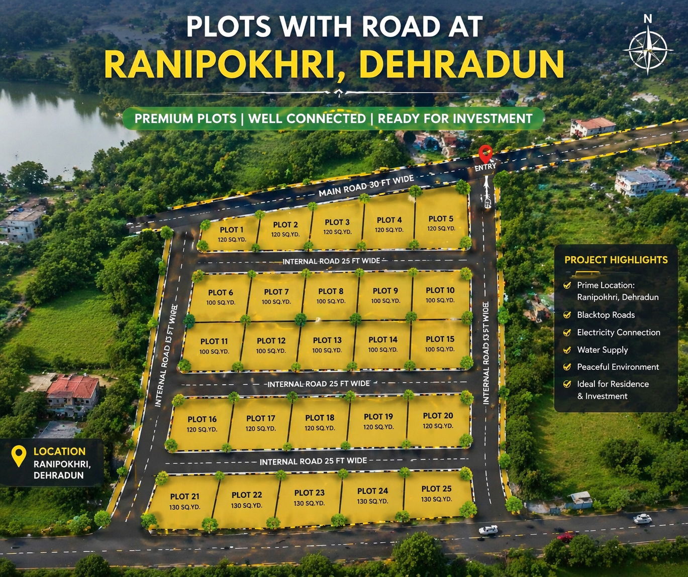 plots for sale ranipokhri, dehradun