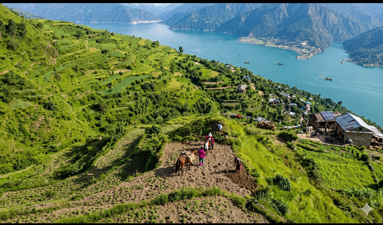 Resort land for sale near Tehri Lake