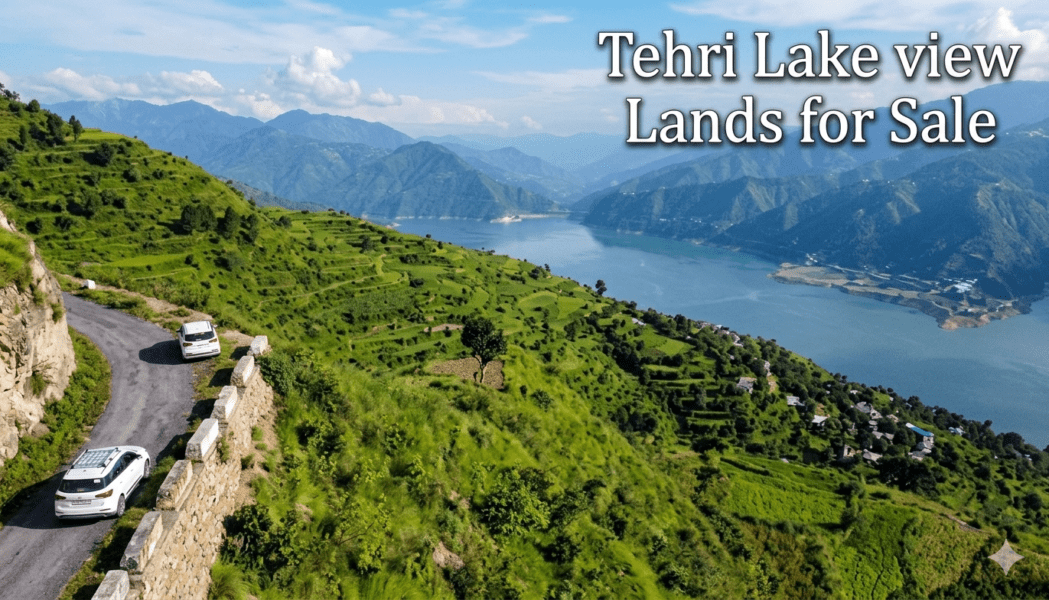 Large investment land with lake view in Tehri
