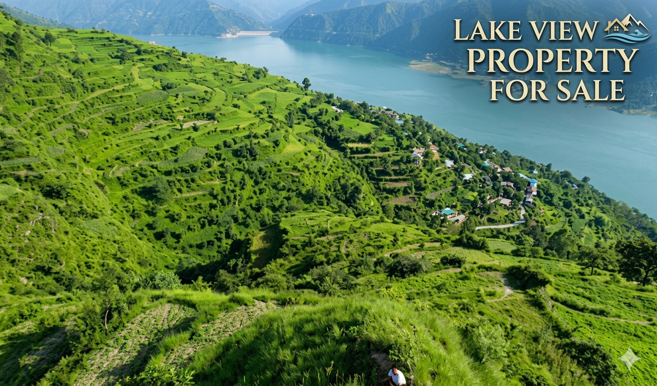 Premium Tehri Lake facing property in Uttarakhand