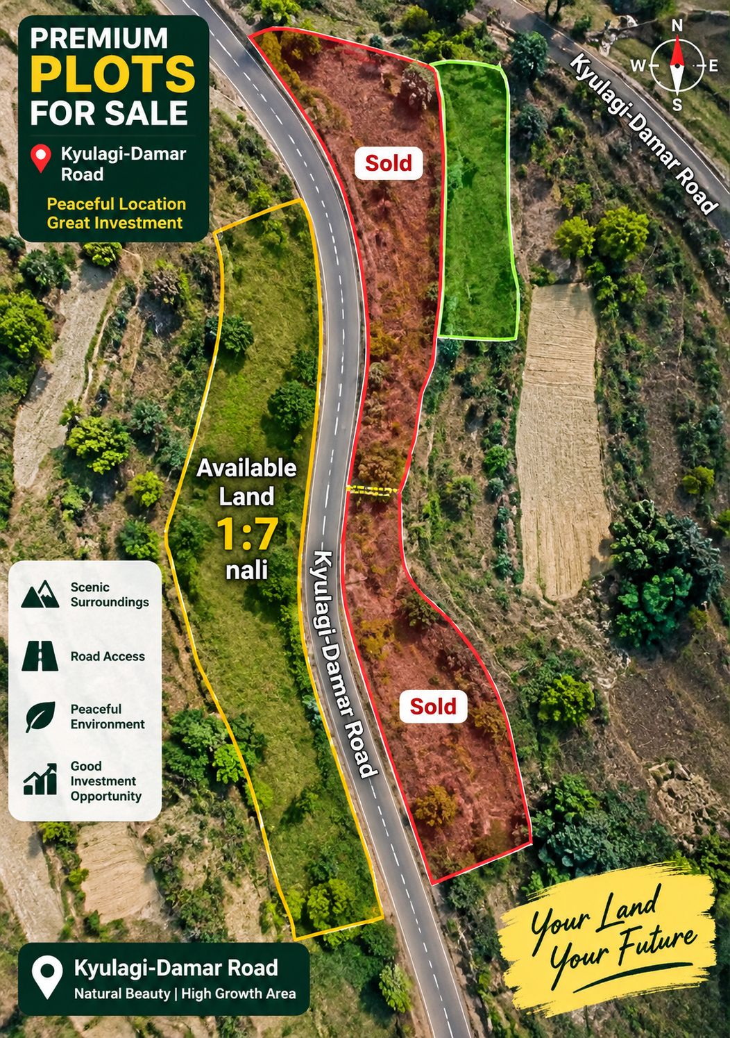 plot for sale tehri